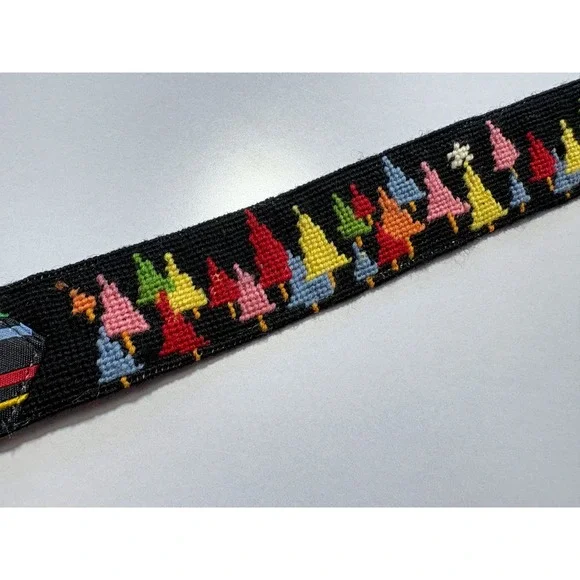 L.L. Bean Multicolor Tree Pattern Belt - Picture 4 of 7